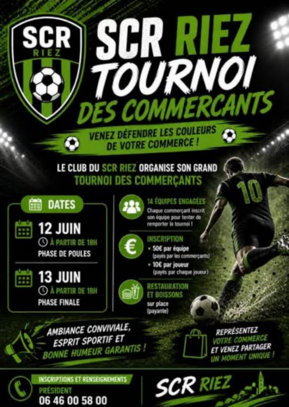 affiche foot - © sporting club riézois affiche foot