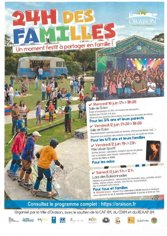 24H DES FAMILLES_Oraison - © DR Mairie Oraison 24H DES FAMILLES_Oraison