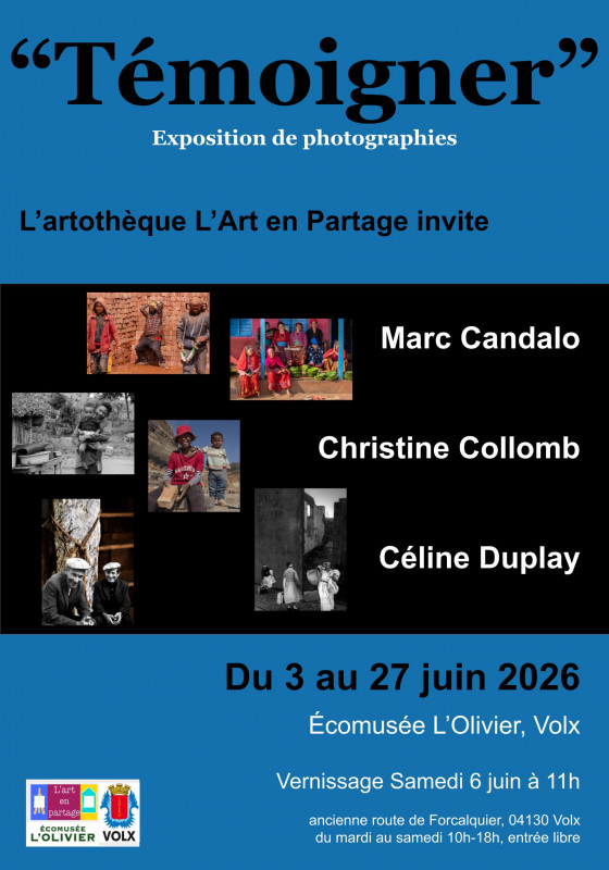 Affiche Témoigner