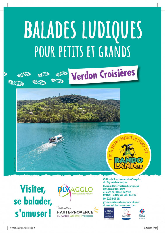 Randoland Verdon Croisière Randoland Verdon Croisière