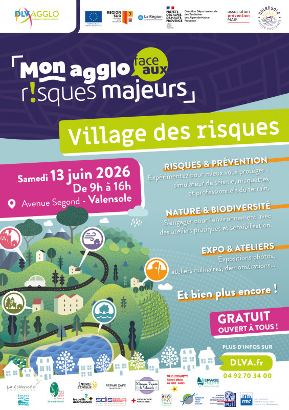 Affiche village des risques