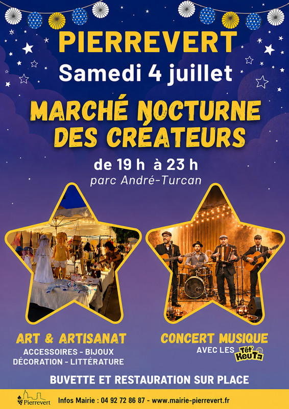 MARCHE CREATEURS 2026 - © Commune Pierrevert MARCHE CREATEURS 2026