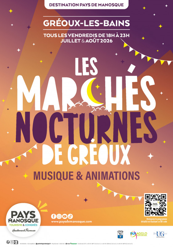 Les marchés nocturnes de Gréoux_Gréoux-les-Bains