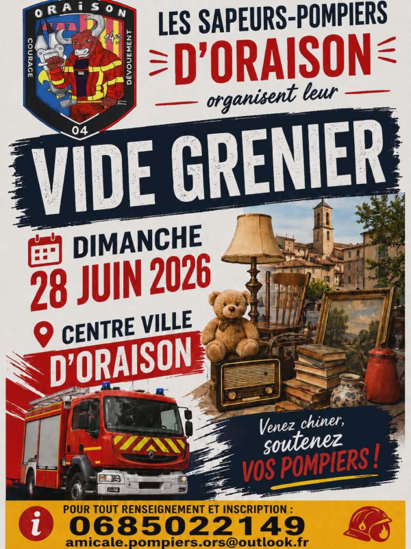Loto des pompiers_Oraison - © DR Amicale des pompiers Loto des pompiers_Oraison