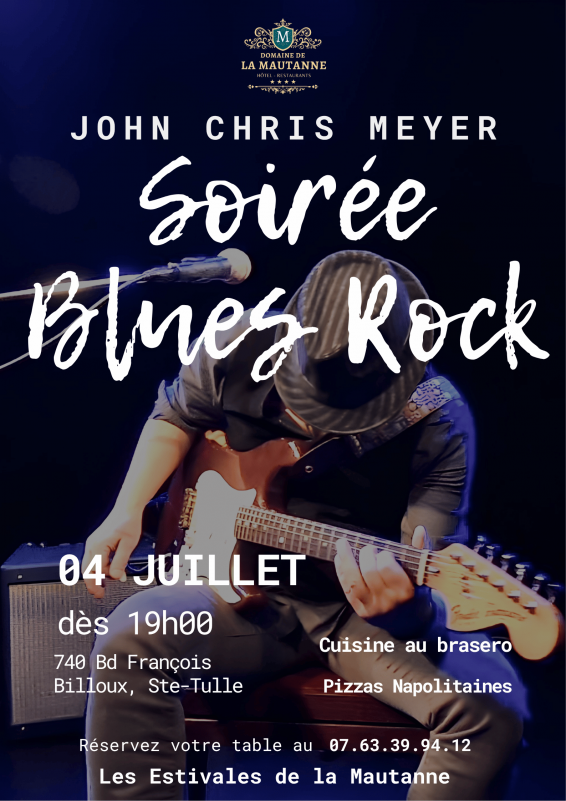 Affiche Soirée Blues Rock