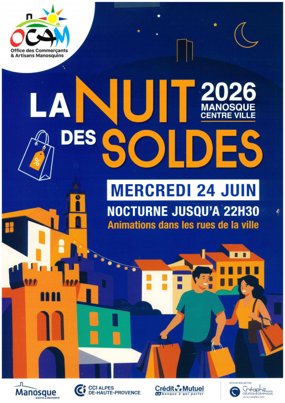 Nuit des soldes_Manosque - © ACAM Nuit des soldes_Manosque