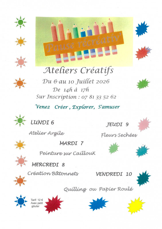 Atelier créatif 