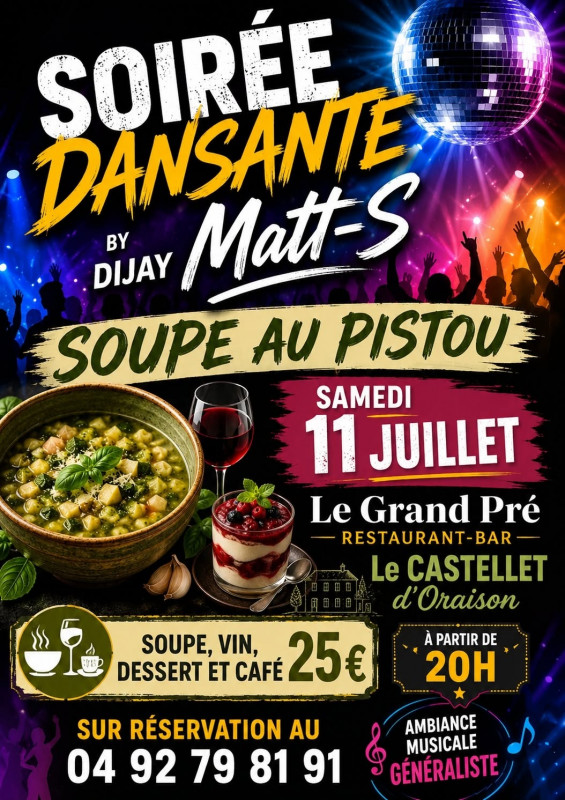 Soupe au pistou soirée dansante_Le Castellet