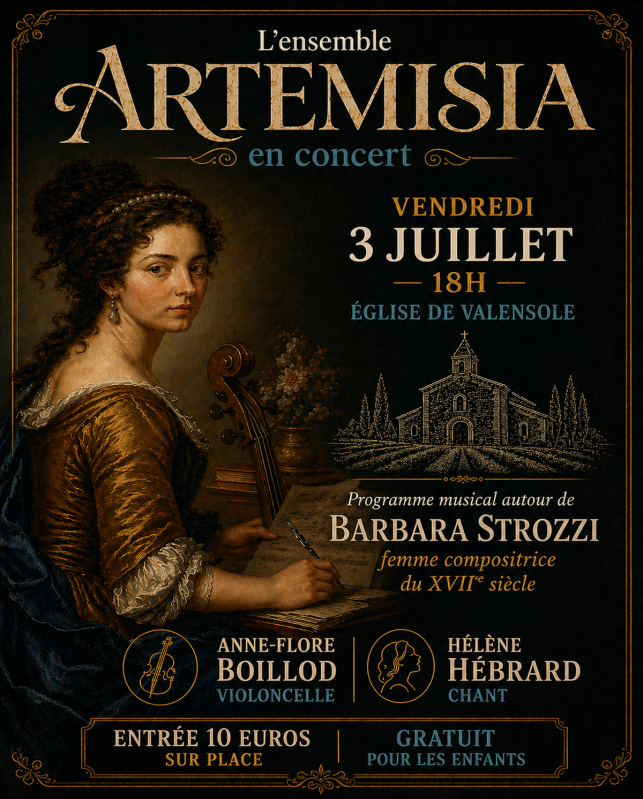 Concert par l'Ensemble Artemisia_Valensole