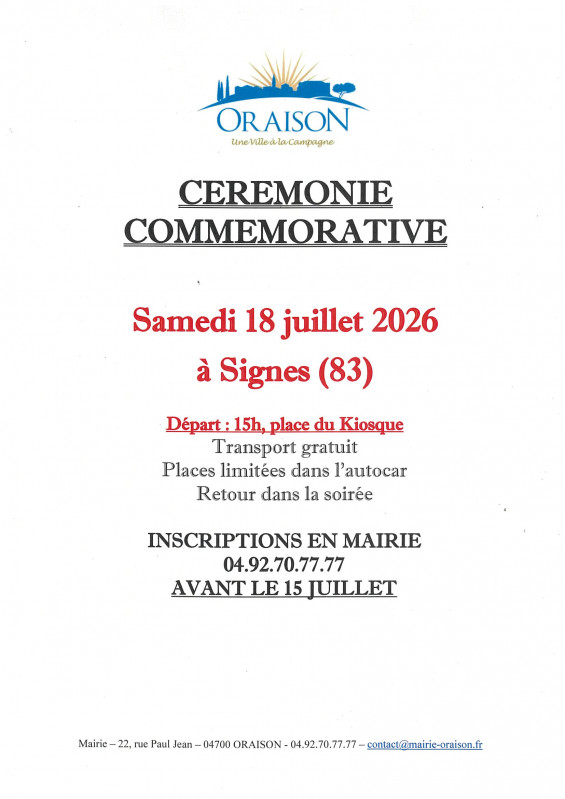 Commémoration