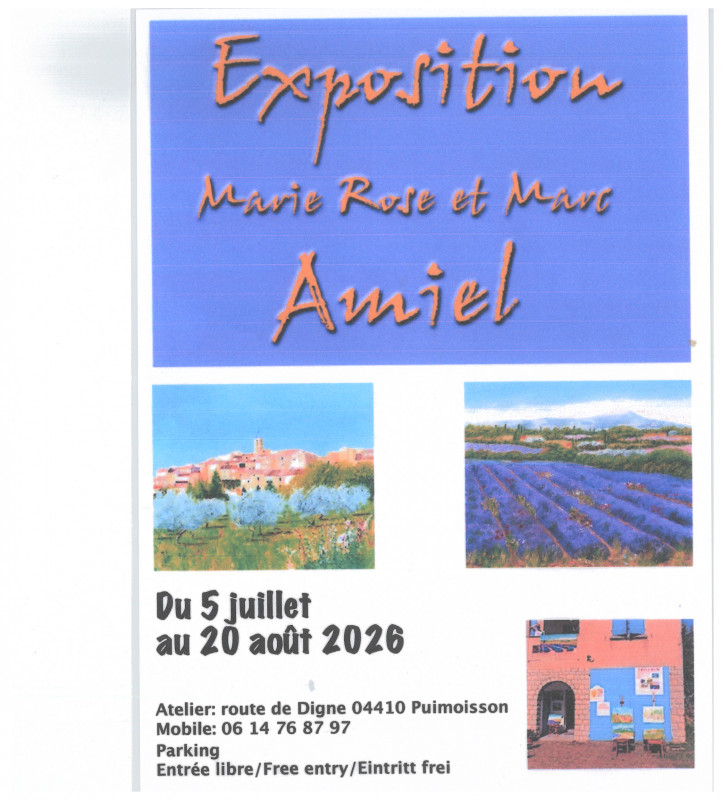 Exposition de peinture_Puimoisson