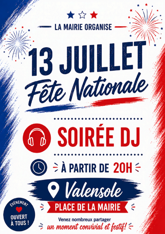 Soirée DJ - © mairie de Valensole Soirée DJ