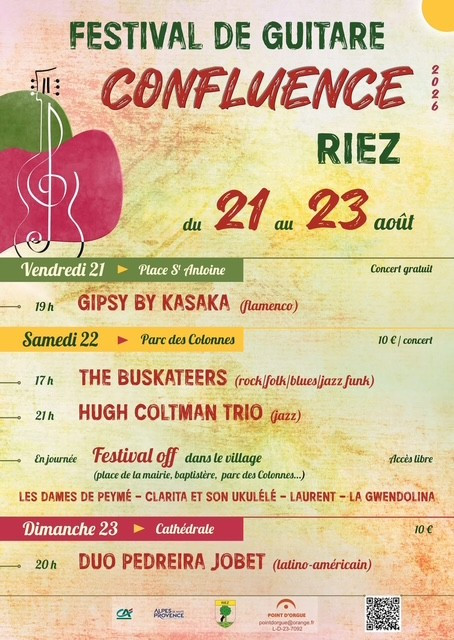 Festival de guitare Confluence_Riez Festival de guitare Confluence_Riez