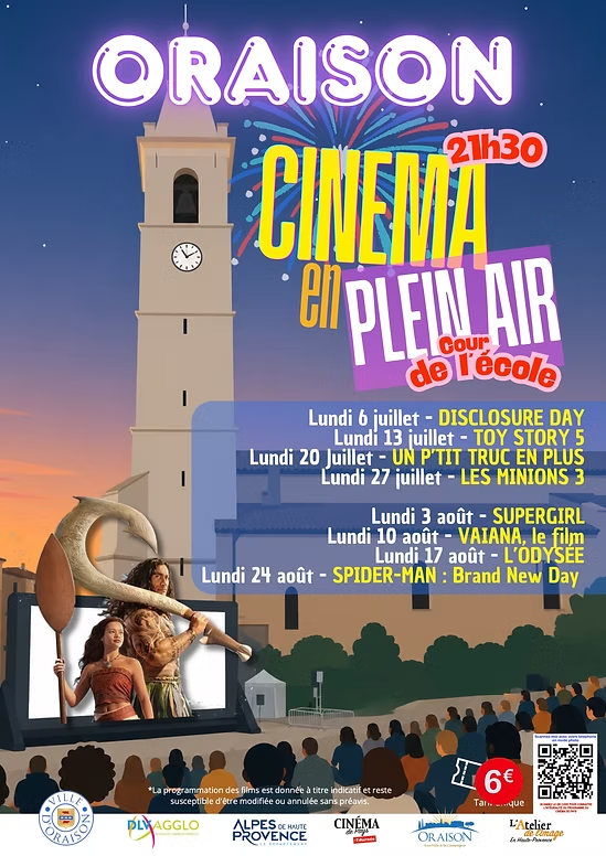 Cinéma en plein air_Oraison - © Cinéma de pays Cinéma en plein air_Oraison