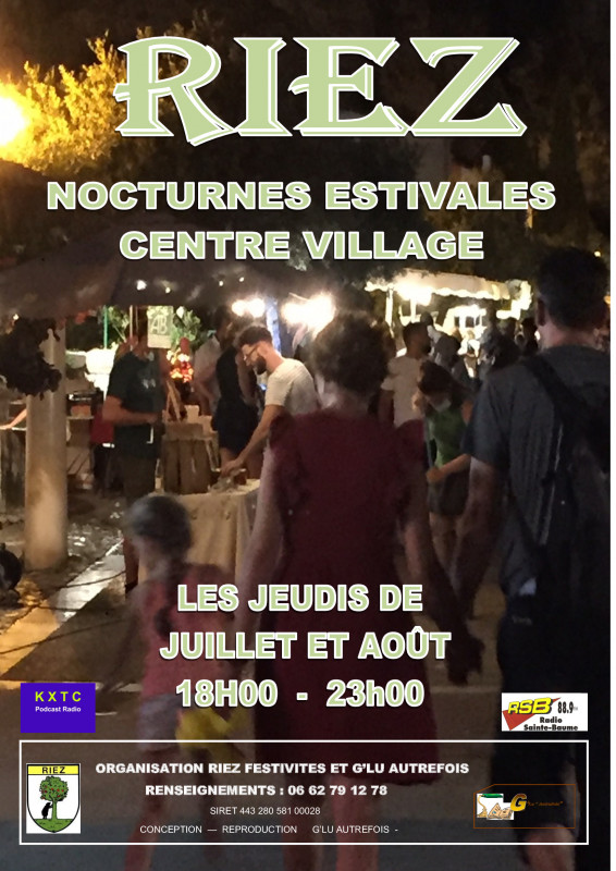 Marché nocturne à Riez_Riez