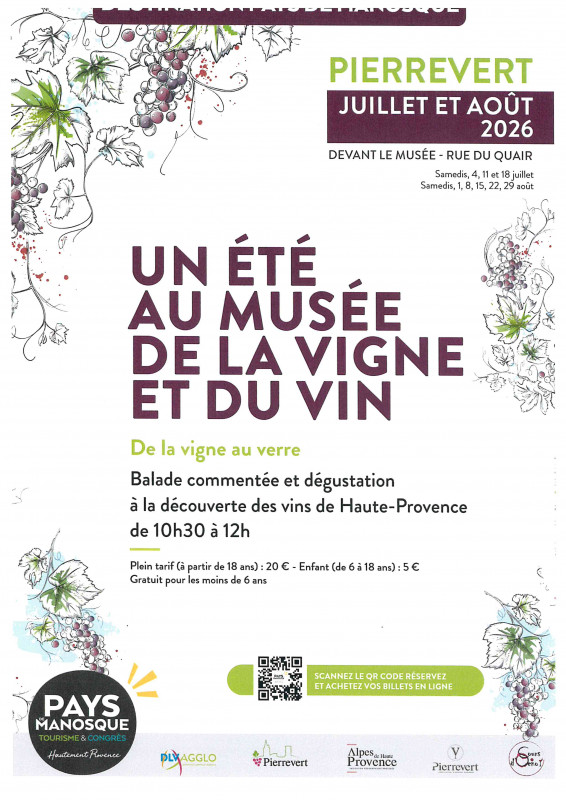De la vigne au verre : balade et dégustation à la découverte des vins de Haute-Provence_Pierrevert