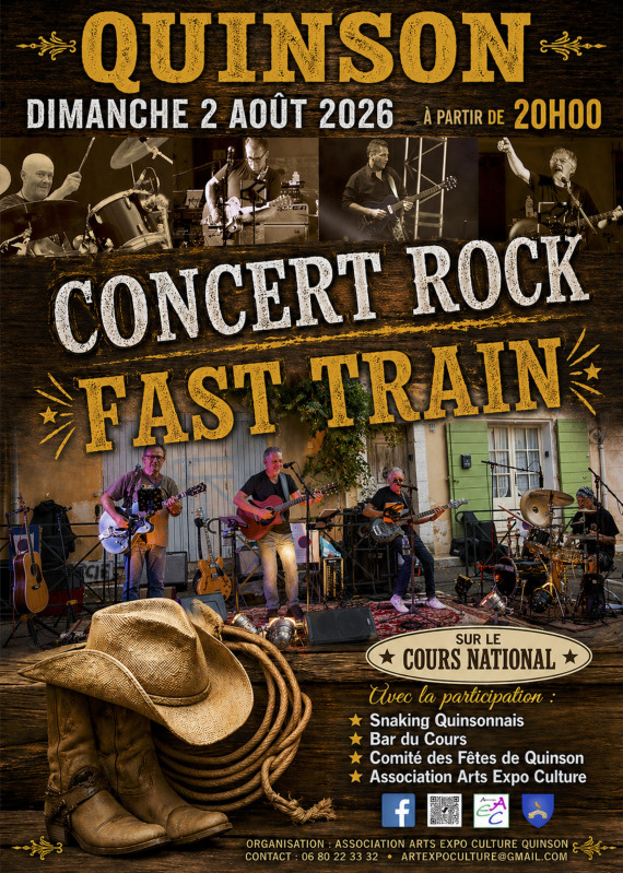 Affiche concert Quinson
