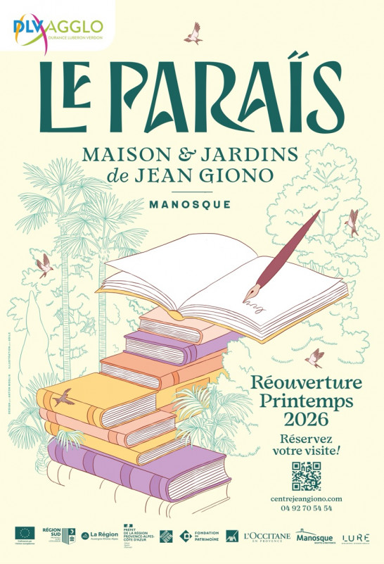 Le Paraïs, maison et jardins de Jean Giono_Manosque