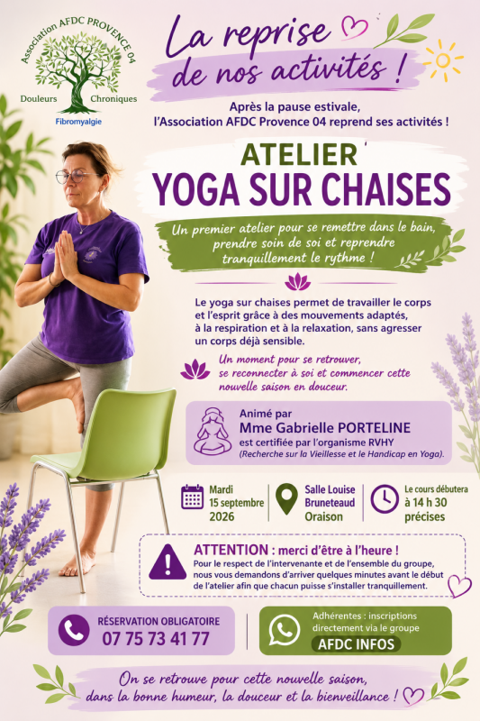 Yoga sur chaise Yoga sur chaise