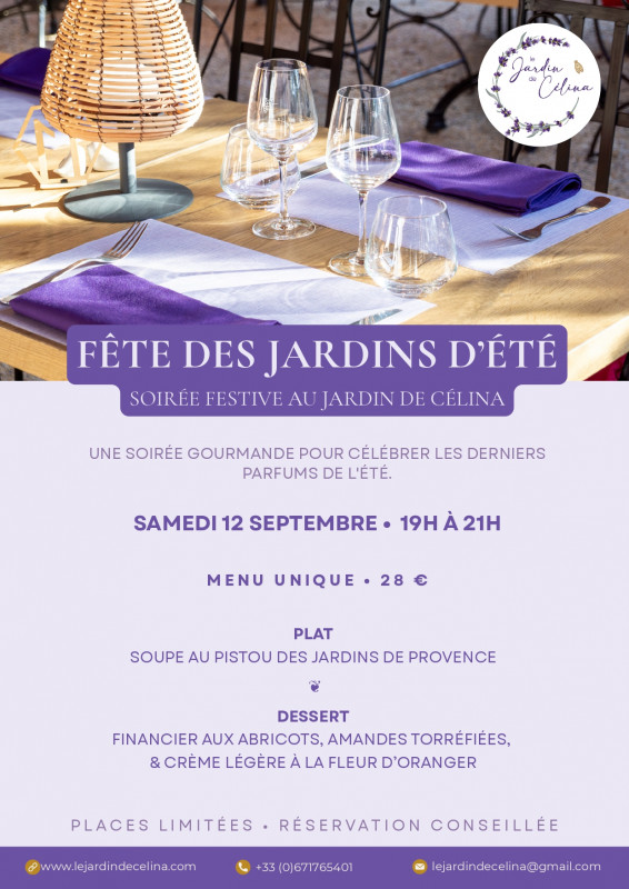 Fête des Jardins d'été - © Le Jardin de Célina Fête des Jardins d'été