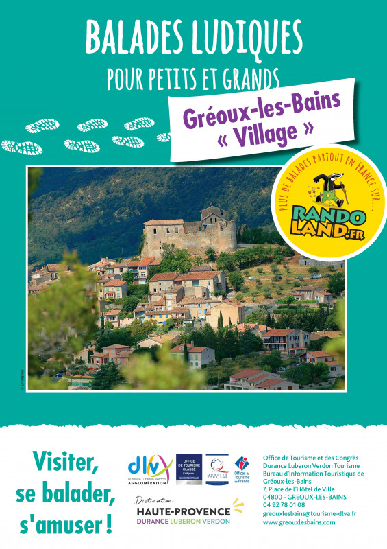 Balade ludique Randoland à Gréoux-les-bains (Village) - © DR OTC Balade ludique Randoland à Gréoux-les-bains (Village)
