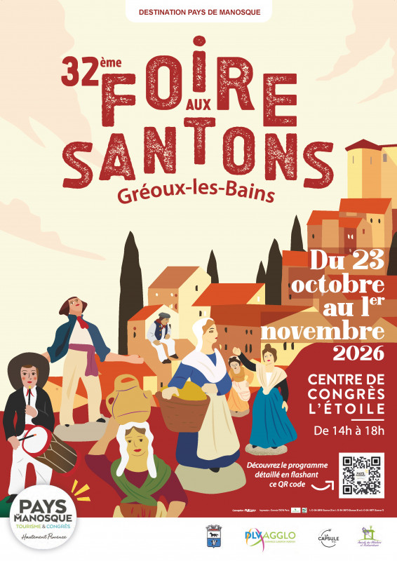 Foire aux santons 32é édition_Gréoux-les-Bains - © Office de Tourisme du Pays de Manosque Foire aux santons 32é édition_Gréoux-les-Bains