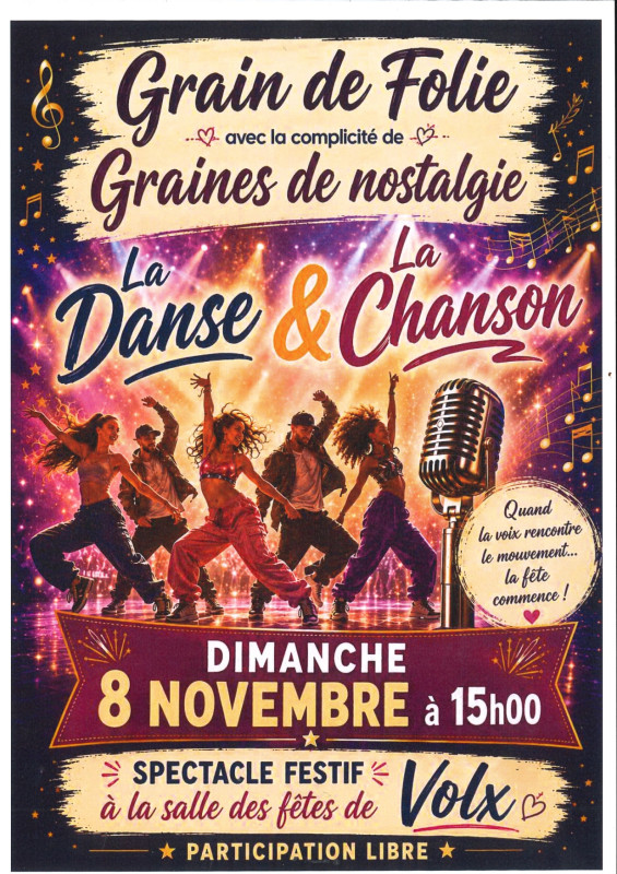 spectacle dansant grain de folie - © Grain de folie spectacle dansant grain de folie