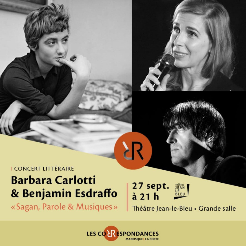 Concert littéraire « Sagan, Parole & Musiques » par Barbara Carlotti et Benjamin Esdraffo