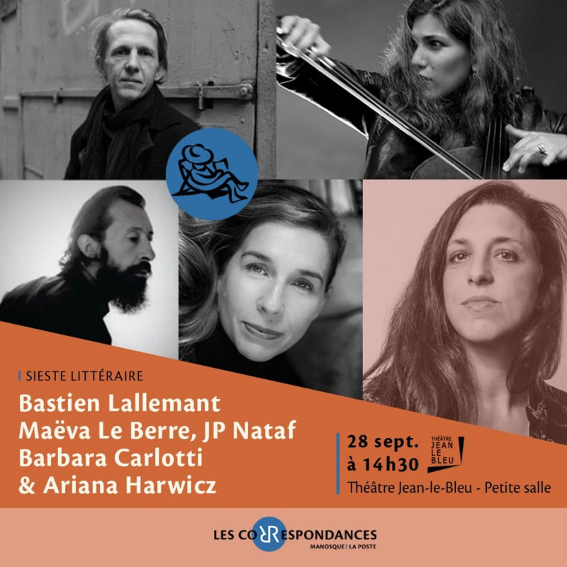 Les correspondances : Sieste littéraire avec Ariana Harwicz